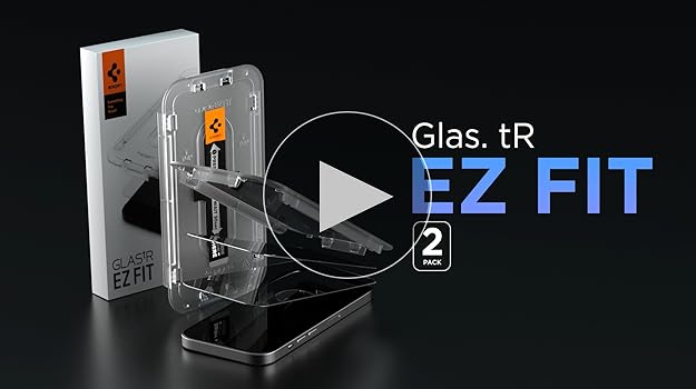 Amazon | Spigen EZ Fit ガラスフィルム iPhone 14 Pro 用 貼り付け