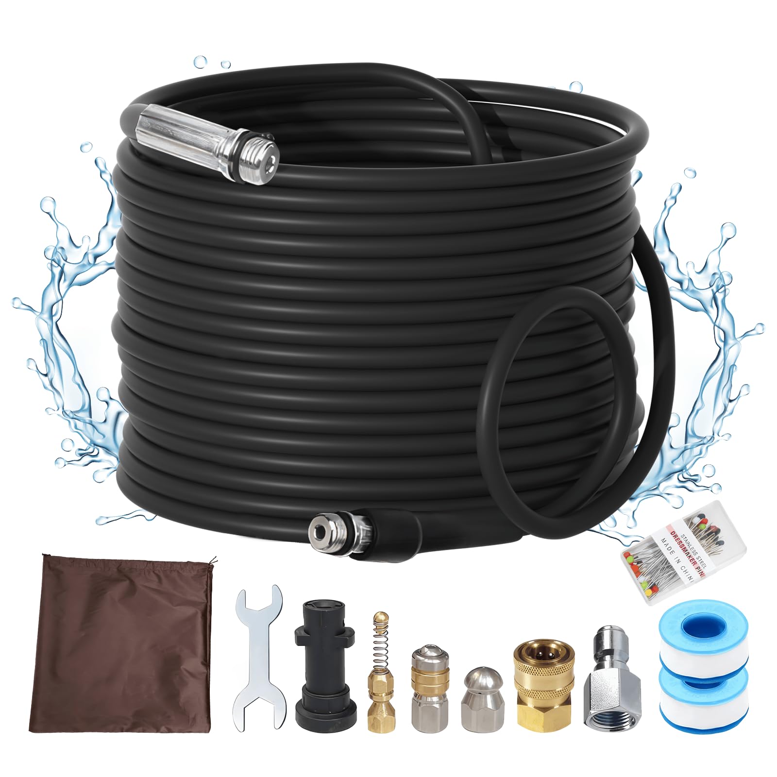 Amazon.co.jp: 【2025強化版】Akitsuba ケルヒャーパイプクリーニング