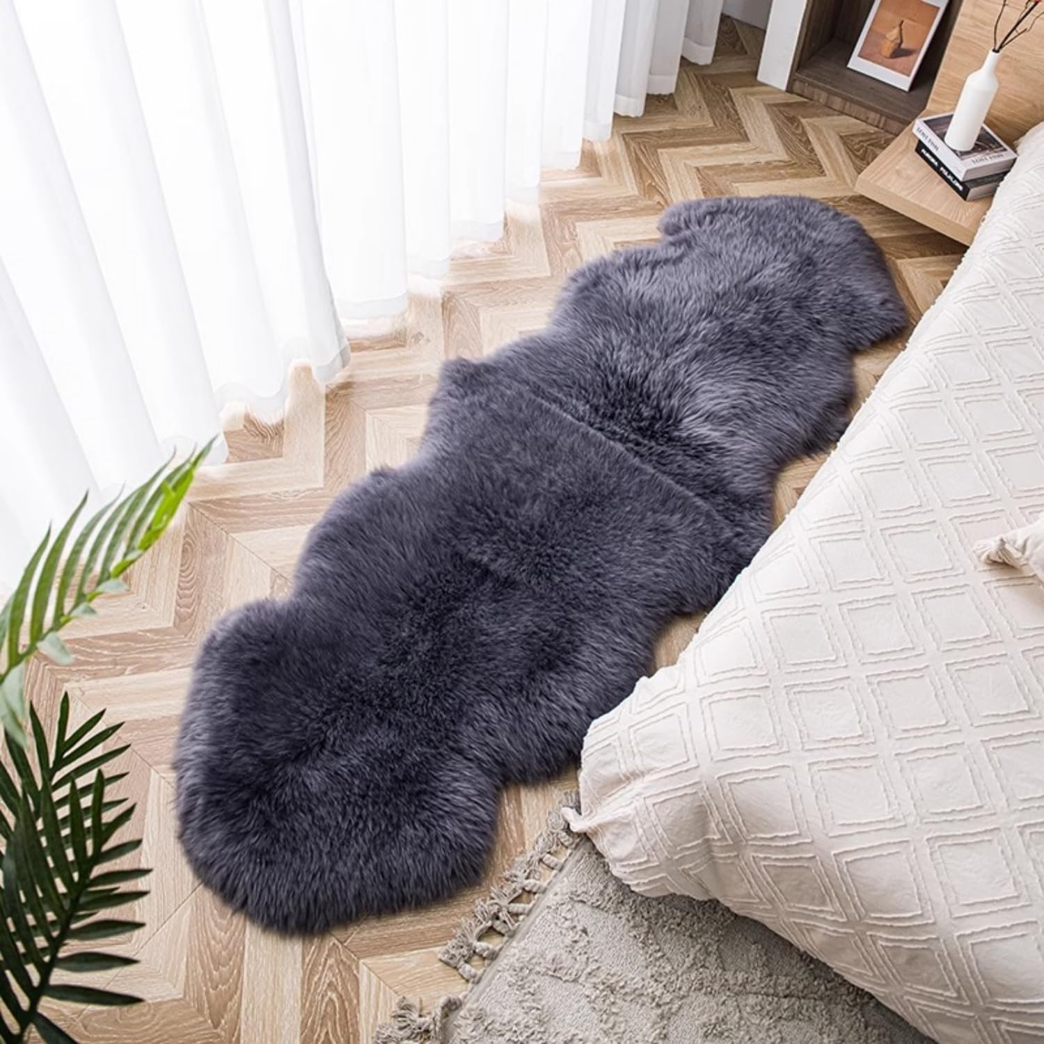 Amazon | ムートンラグ 天然ムートン100% ムートン オーストラリア産