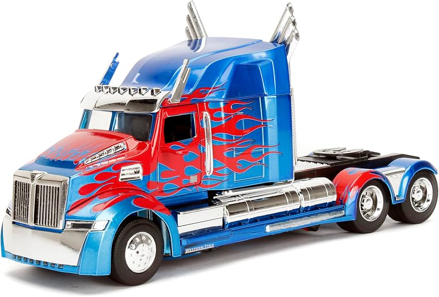 Amazon.com: Jada Transformers The Last Knight 1:24 Optimus Prime
