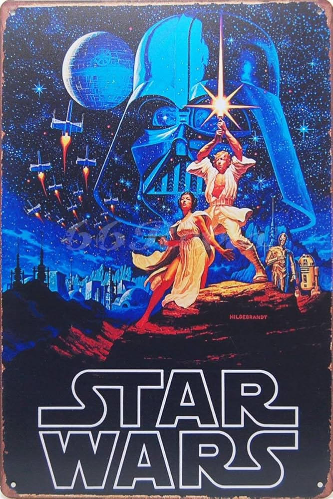 Amazon｜1977年スターウォーズのポスター、メタルティンサイン
