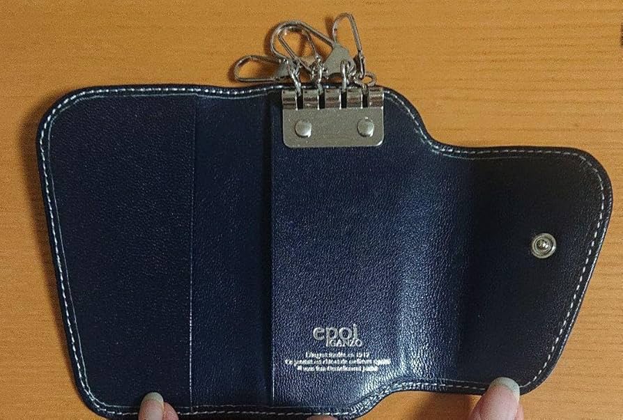 Amazon.co.jp: GANZO ガンゾ ネイビー カーフ キーケース 4連