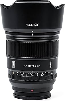VILTROX PRO 27mm F1.2 XF Fuji for Fujifilm x Mount, 27mm f/1.2 X