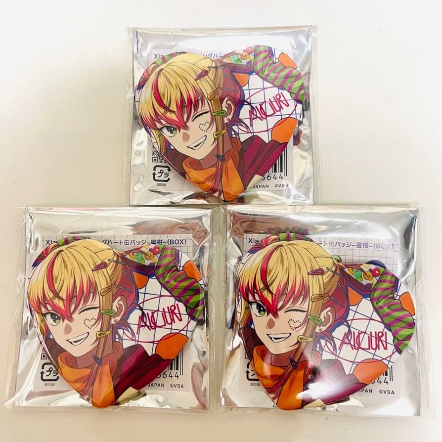 Amazon.co.jp: ビバレン Xlamv 蜜柑 缶バッジ アグリ : おもちゃ