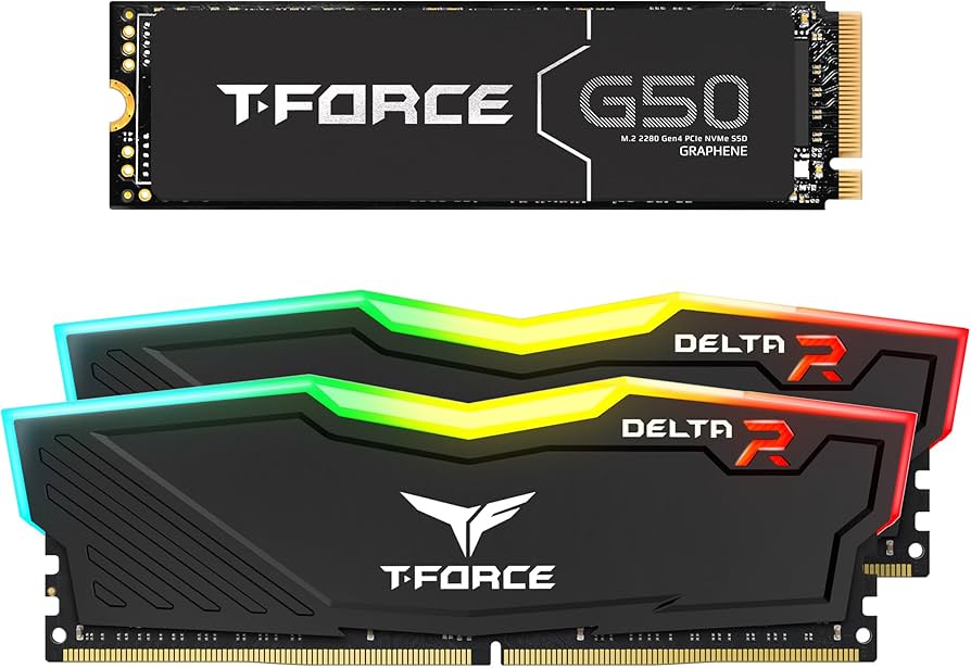 TEAMGROUP T-Force Delta RGB DDR4 32GB (2x16GB) 3600MHz Desktop