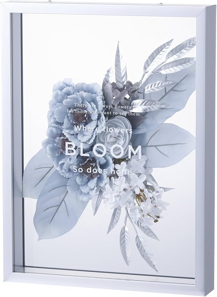 Amazon｜Francfranc フランフラン アートフラワー アートボード ブルー