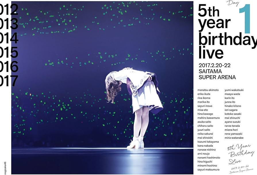 Amazon.co.jp: 5th YEAR BIRTHDAY LIVE 2017.2.20-22 SAITAMA SUPER