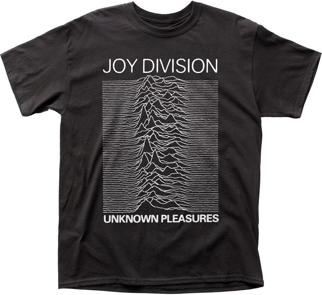 Amazon.com: Joy Division Unknown Pleasures Adult tee (Small) Black
