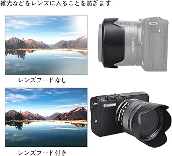 Amazon | JJC EW-53 可逆式 レンズフード 花形 Canon RF-S 18-45mm F4
