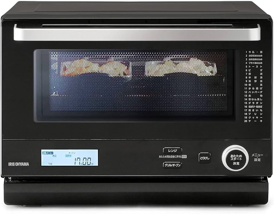 Amazon.co.jp: アイリスオーヤマ スチームオーブンレンジ 18L フラット