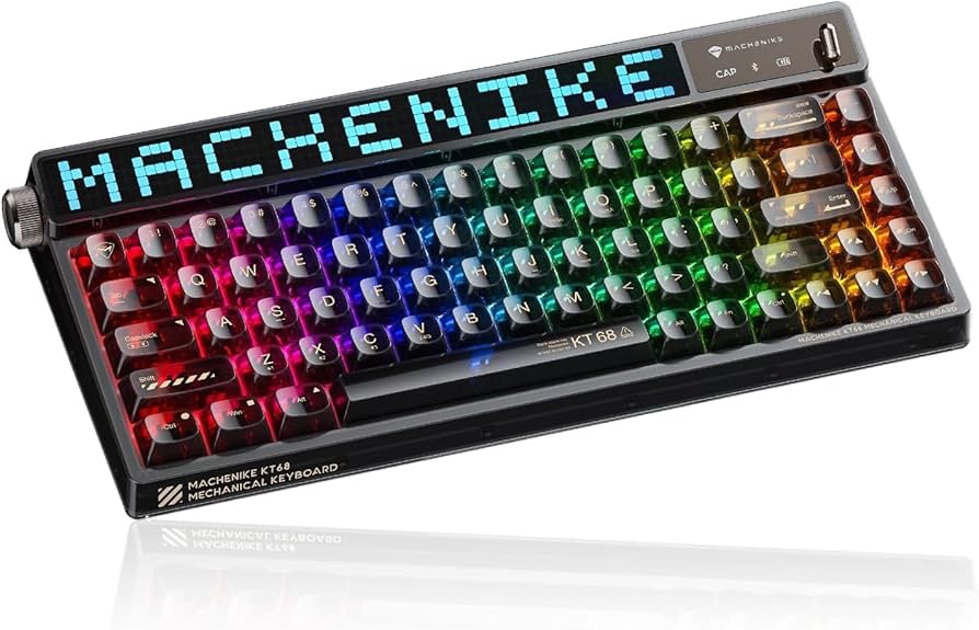 Amazon.com: Machenike KT68 Pro 65% RGB Wireless Compact Mechanical