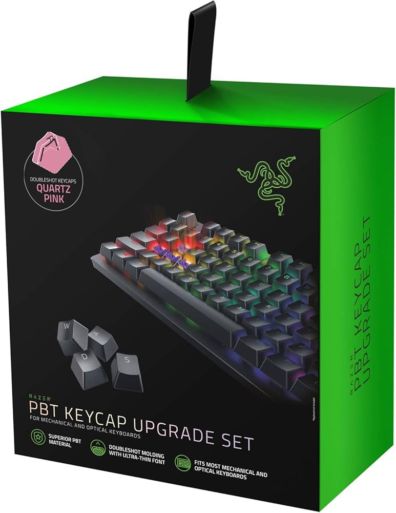 Amazon.co.jp: Razer PBT Keycap Quartz Pink - US ゲーミングキー