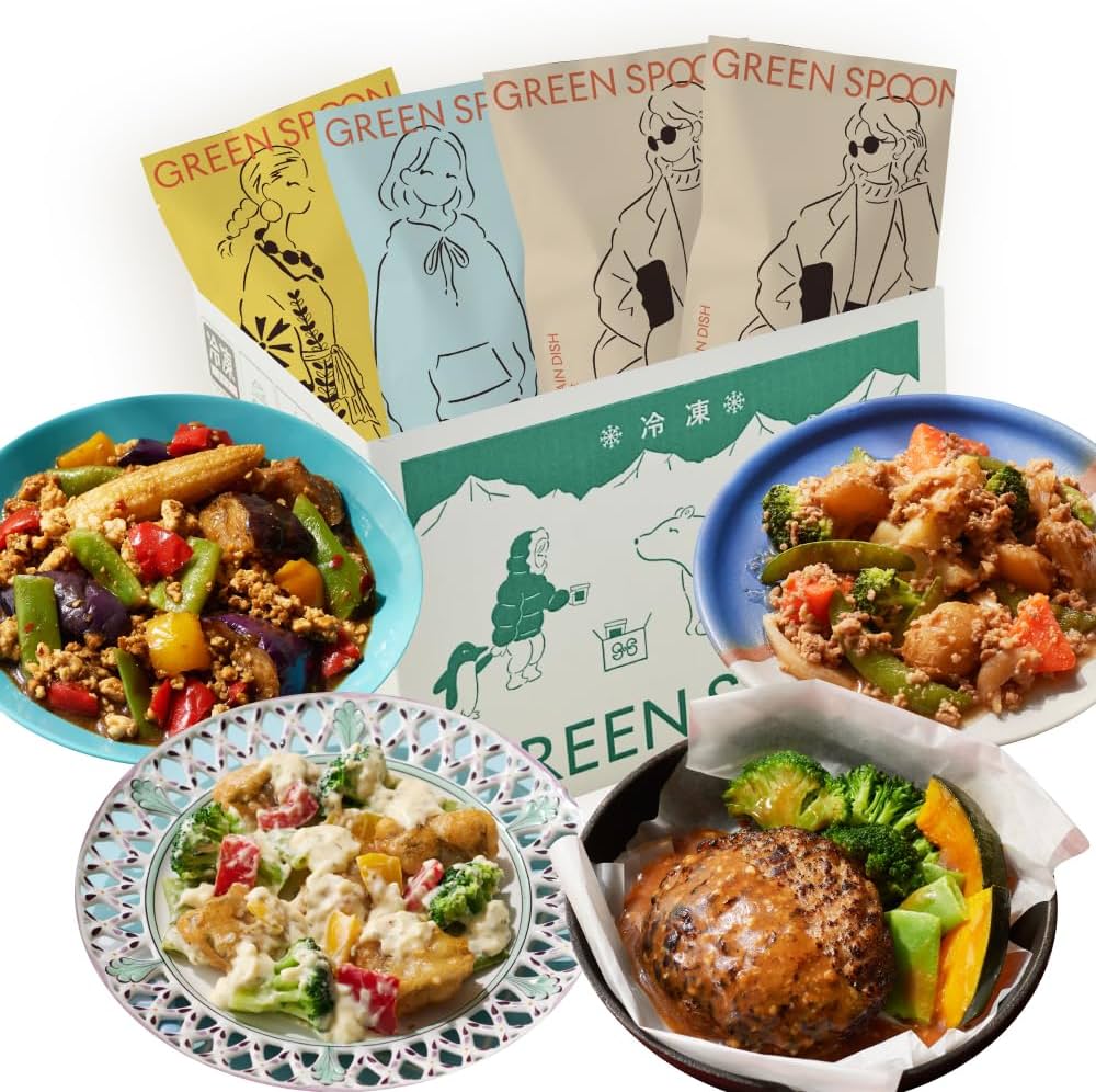 Amazon.co.jp: グリーンスプーン おかず4食 お試し 【 お惣菜 低糖質