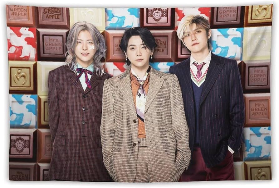 Amazon.co.jp: ミセス・グリーン・アップル タペストリー 壁掛け 壁 窓