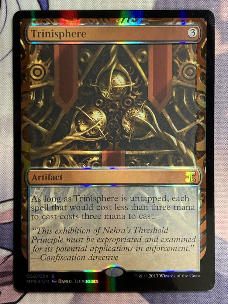 Amazon.co.jp: MTG 《三なる宝球/Trinisphere》foil部分光沢 MPS 英語