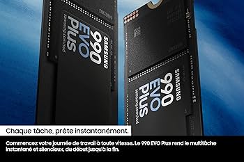 Samsung 990 EVO Plus, 1TB, PCIe 4.0 x4/5.0 x2, NVMe2.0 (até 7150