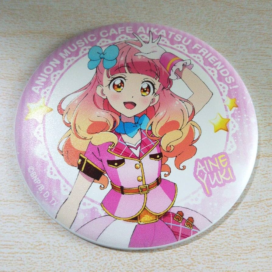Amazon.co.jp: アイカツフレンズ 友希あいね アニON マグバッジ 缶