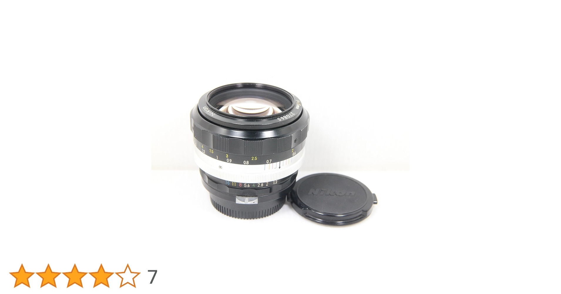 NIKKOR-S.C Auto Fマウント1:1.2F55mm単焦点レンズ NIKKOR-S.C Auto F