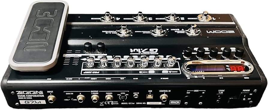 Amazon | ZOOM ギターエフェクツコンソール G7.1ut | ディストーション