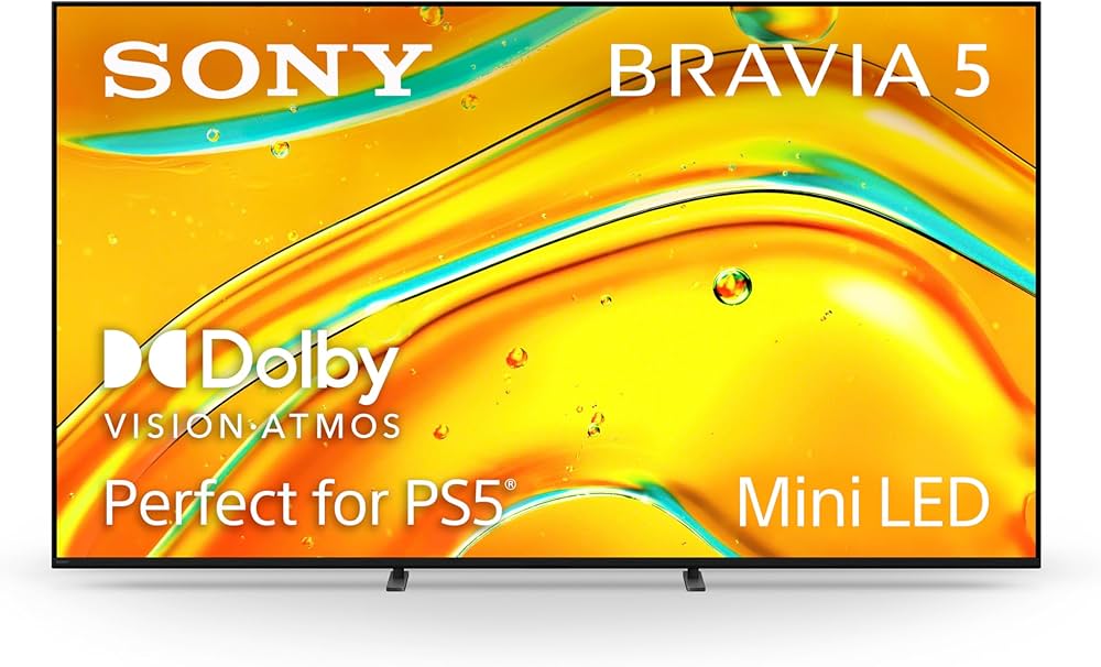 Amazon.com: Sony BRAVIA 5 75 Inch TV, Mini LED, 4K Smart Google TV