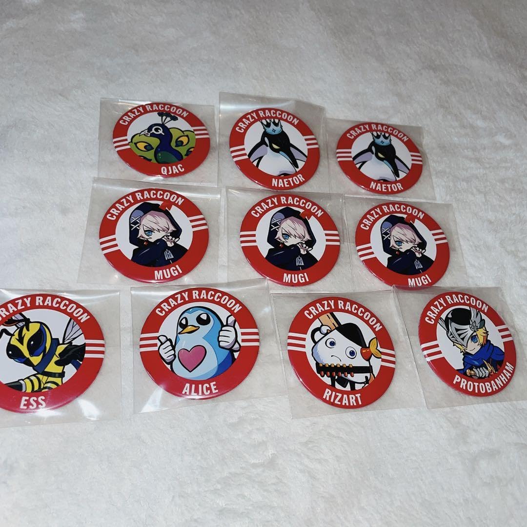 CrazyRaccoon だるまいずごっど ハロウィン 缶バッジ ハロウィン