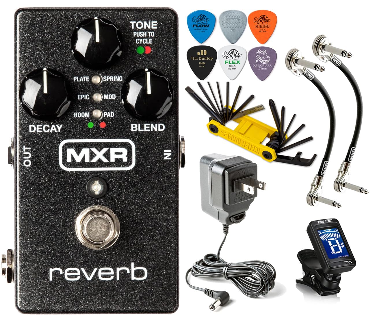 Amazon.com: MXR M300 Reverb Electric Guitar Effects Pedal Hi-Fi