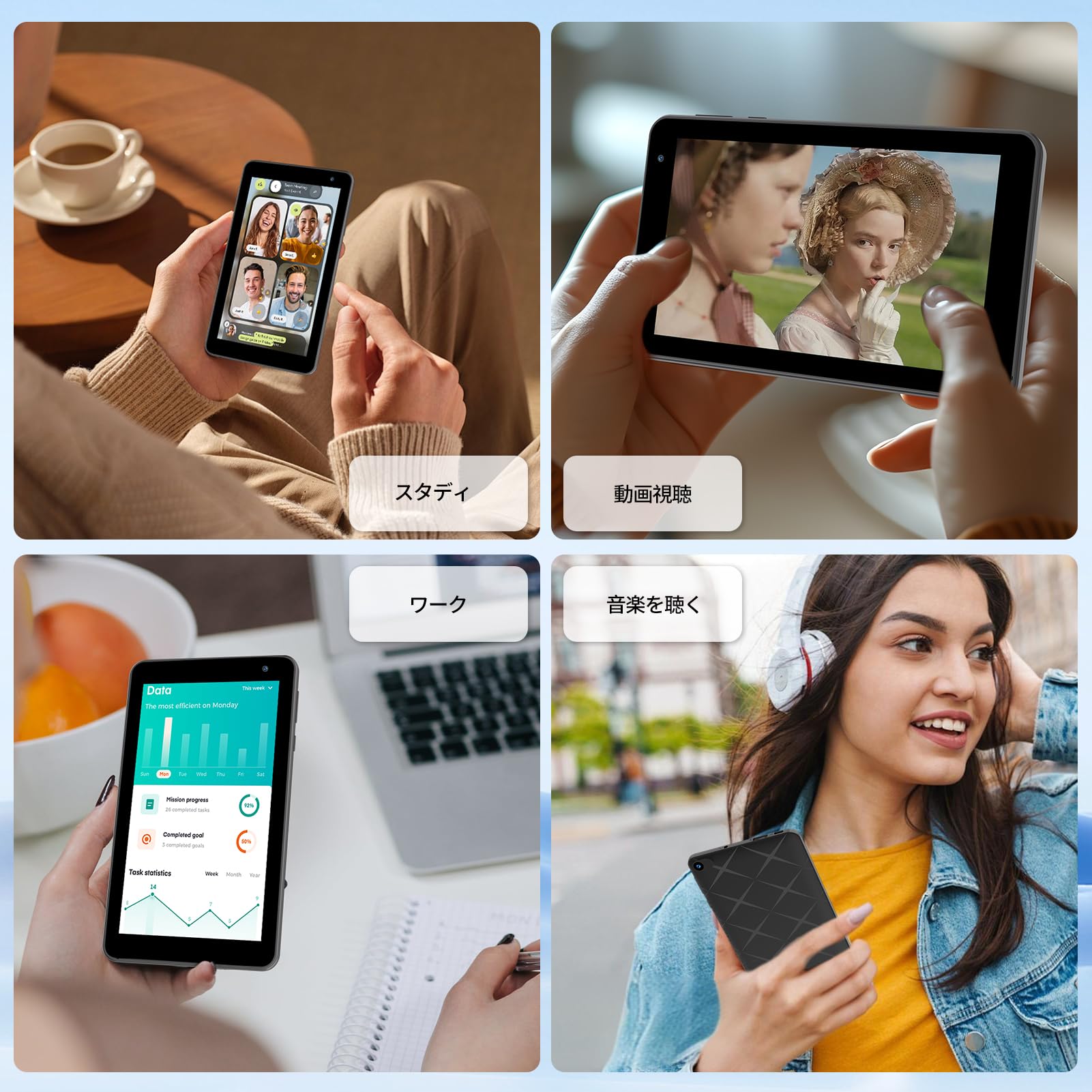 Amazon.co.jp: 7インチ（18cm）タブレット、5コアAndroid 15タブレット