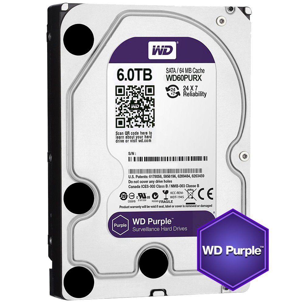 Amazon.com: WD 6TB HDD Purple Surveillance OEM Internal Hard Drive