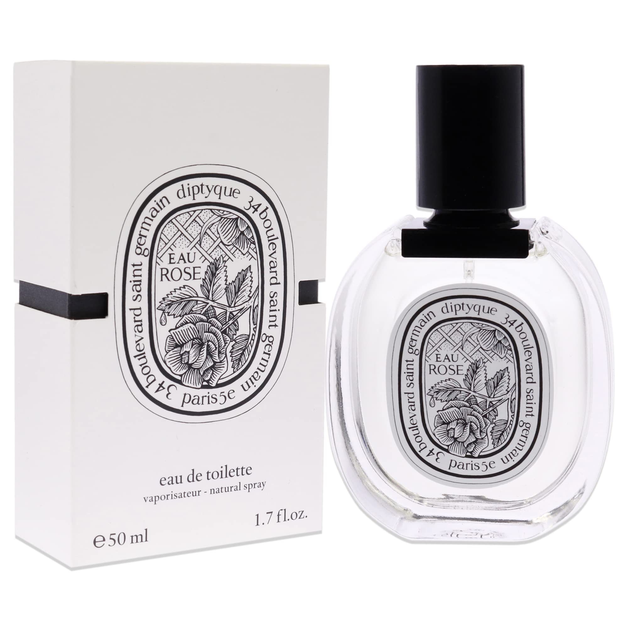 Amazon.com : Diptyque Eau Rose Women EDT Spray 1.7 oz : Beauty