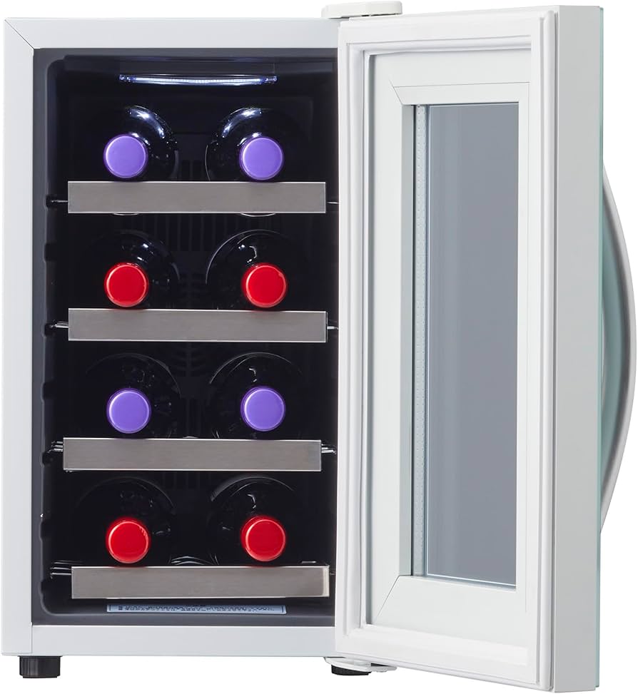 Amazon.co.jp: deviceSTYLE/デバイスタイル ワインセラー CG-P8S-W 8本