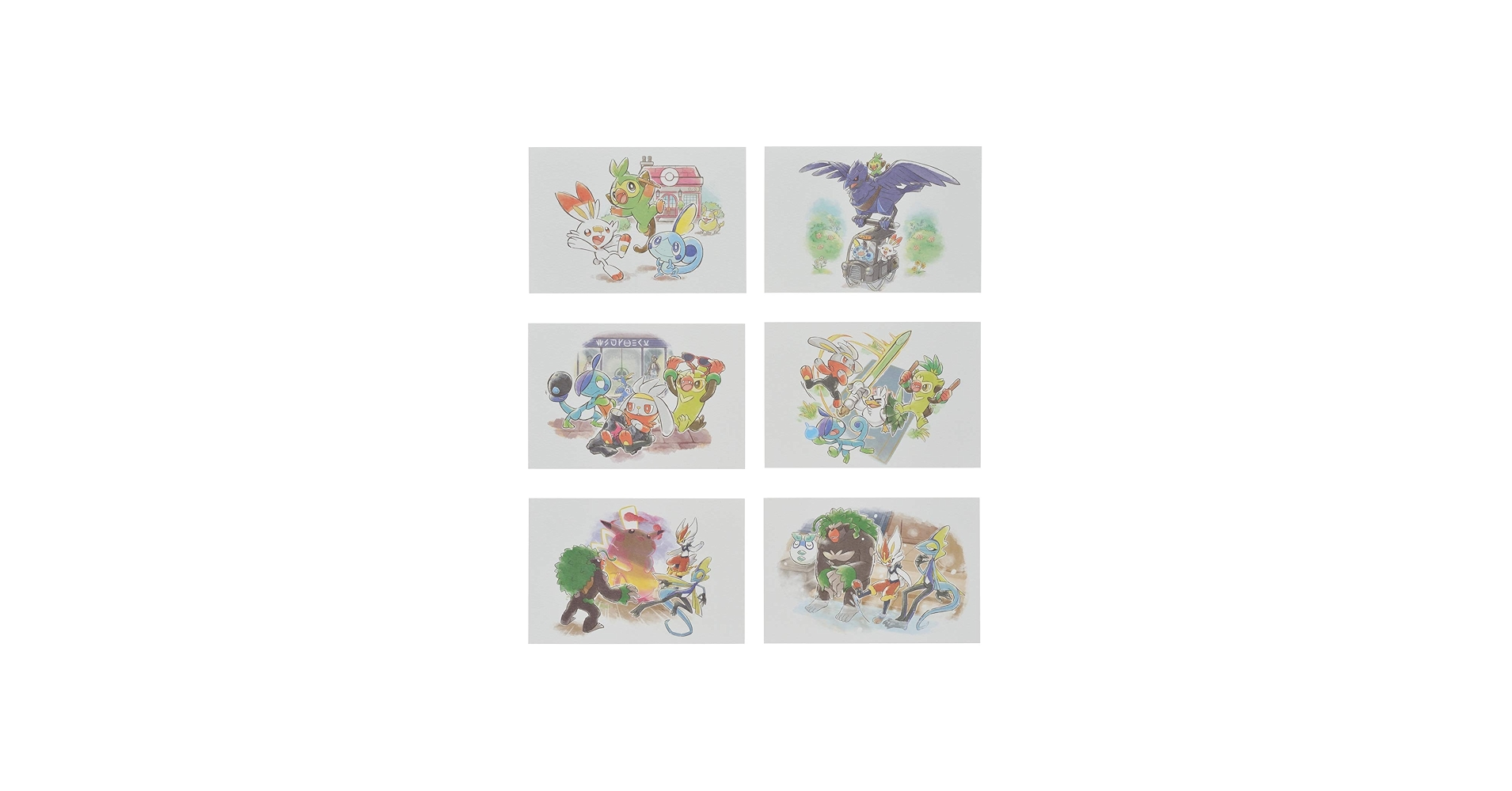 Amazon.co.jp: ポケモンセンターオリジナル ポストカード6枚セット