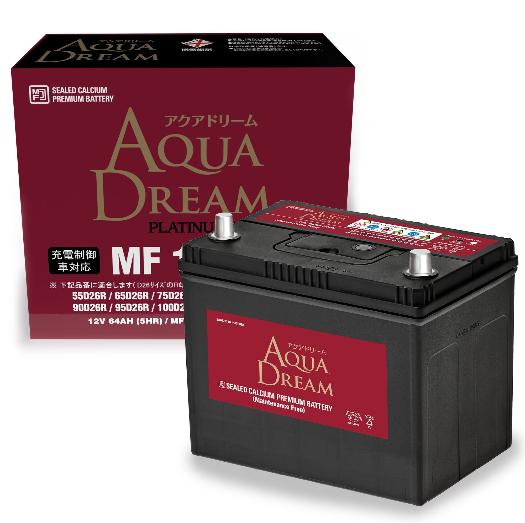 Amazon | アクアドリーム 国産車 充電制御車対応バッテリー PLATINUM
