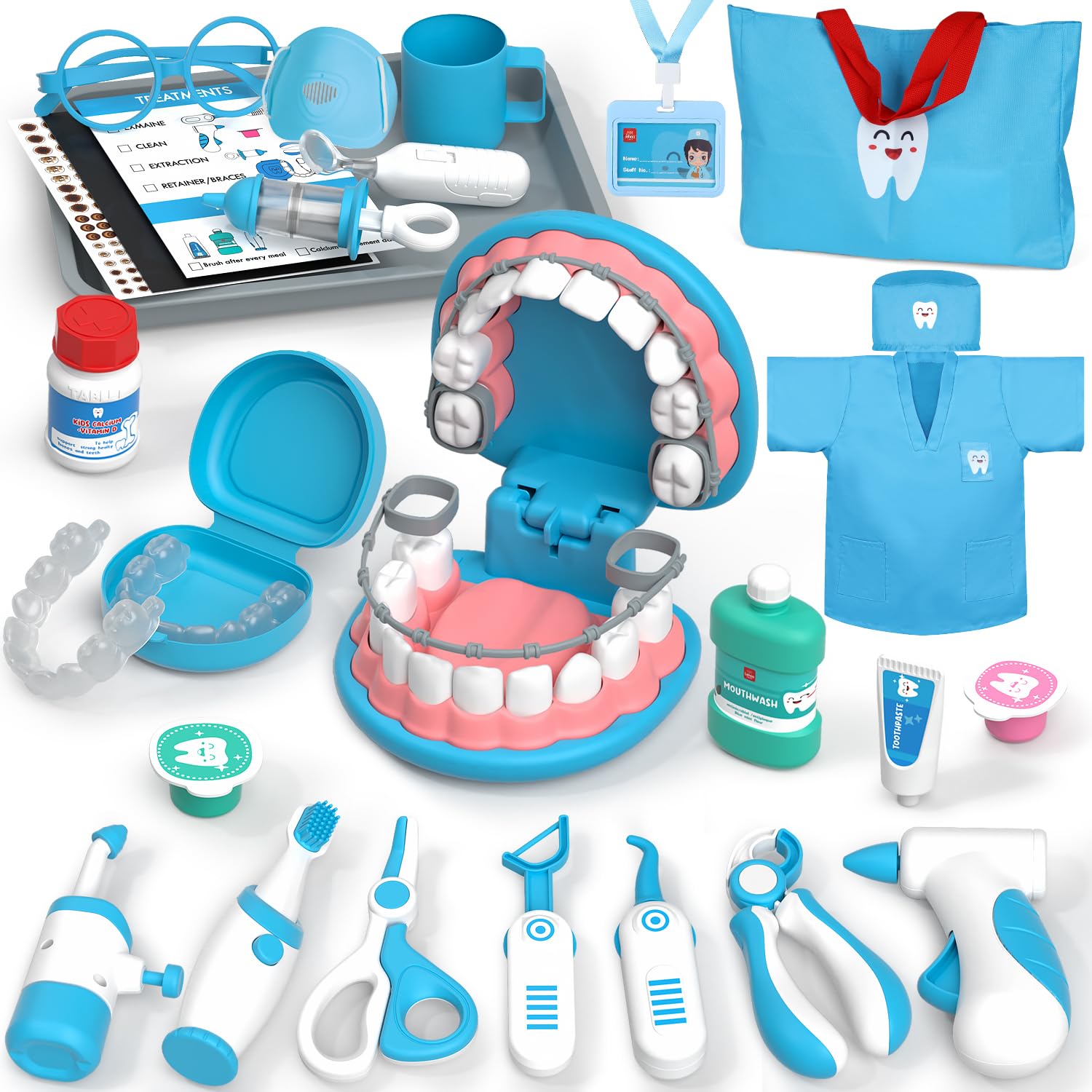 Amazon.com: Lehoo Castle Doctor Kit for Toddlers 3-5, Kids Dentist