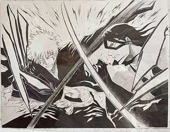 Amazon.co.jp: BLEACH EX. 原画展 複製原稿 165. 黒崎一護 朽木白哉