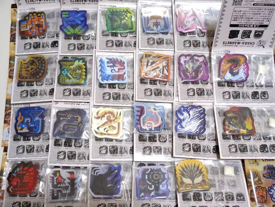 Amazon.co.jp: モンスターハンター 20th Anniversary キャラマグネッツ