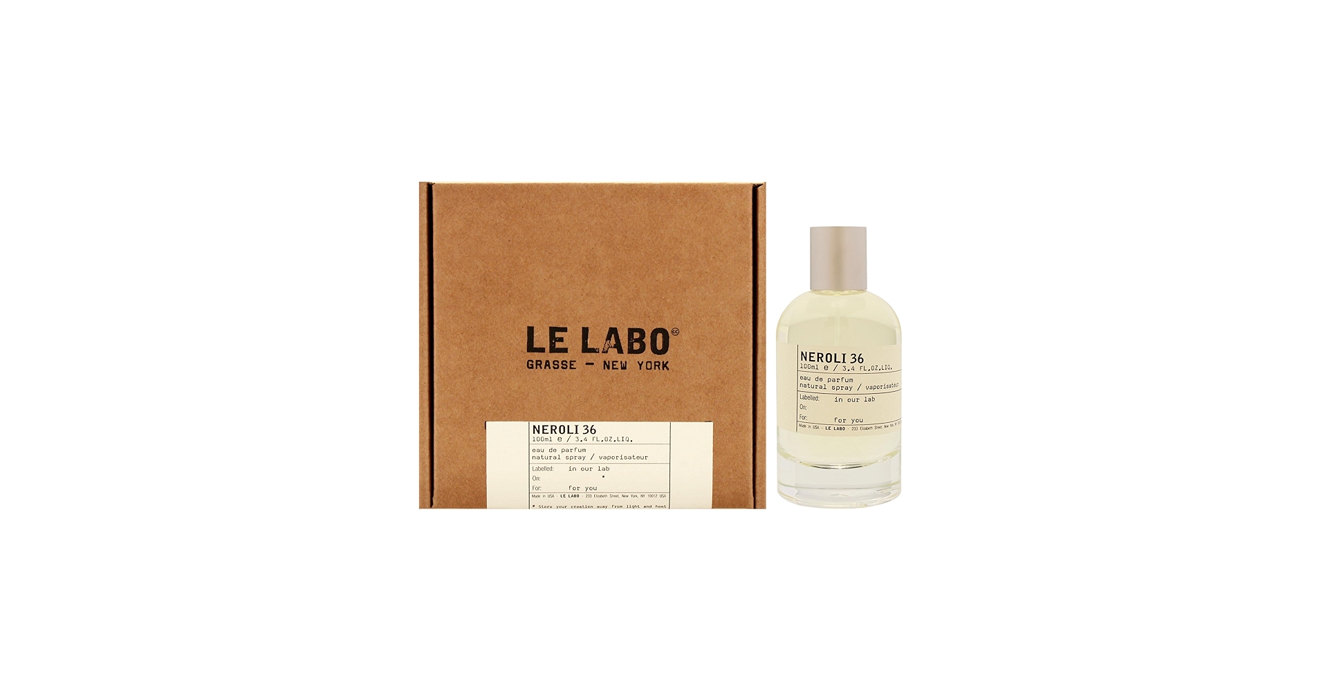 Amazon.com : Neroli 36 by Le Labo for Unisex - 3.4 oz EDP Spray