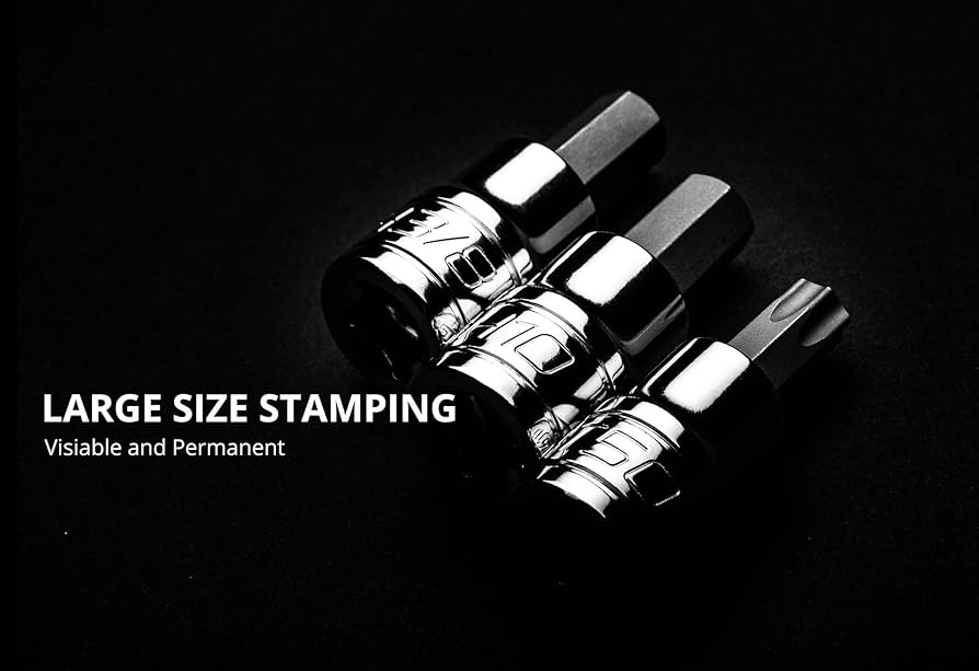 Capri Tools XZN Triple Square Spline Bit Socket Set, Metric, 10