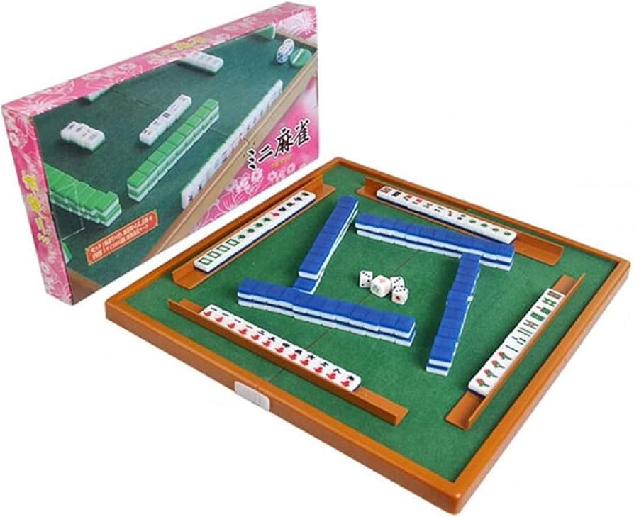 Amazon.co.jp: dilib 麻雀 ミニサイズセット 折りたたみ卓 麻雀マット