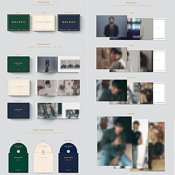 Amazon.com: (WEVERSE POB) JUNGKOOK [GOLDEN] Album (SOLID Ver. +1ea