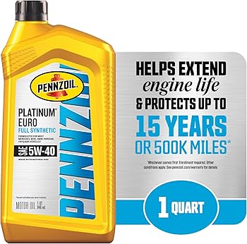 Amazon | ペンズオイル (PENNZOIL) プラチナム ユーロ 5W-40 EURO L