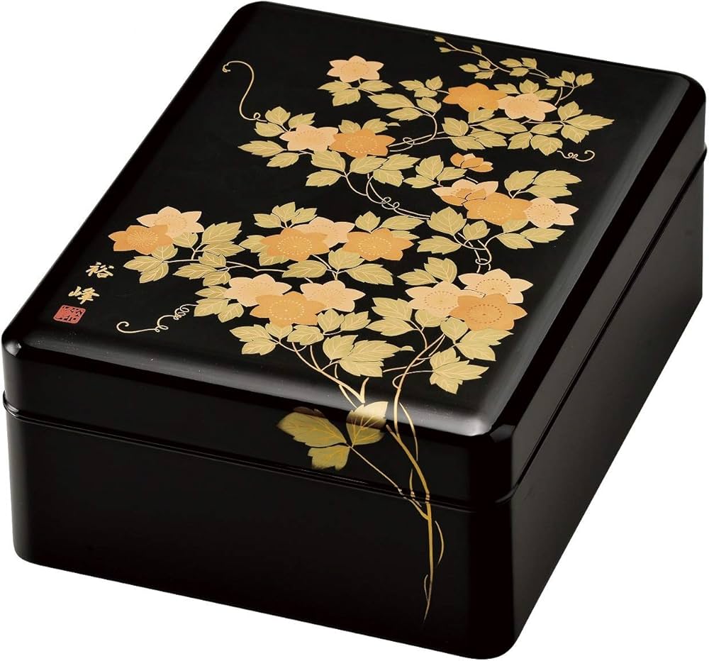 Amazon.co.jp: 会津漆器 手文庫(文箱) 黒 11.0 A4サイズ 玉渕付合口隅