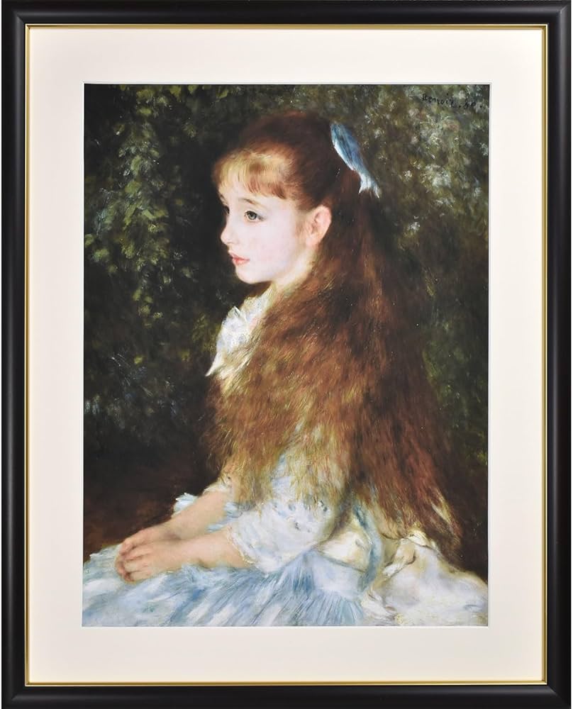 Amazon.co.jp: 晴れの街ギャラリー 絵画 額絵 ルノワール 『イレーヌ