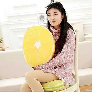 Amazon.co.jp: レモン ぬいぐるみ 抱き枕 クッション おもちゃ リアル