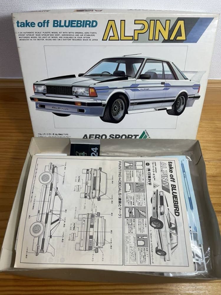 ニットー NITTO ブルーバードターボ ALPINA アルピナ 1/24 エアロ