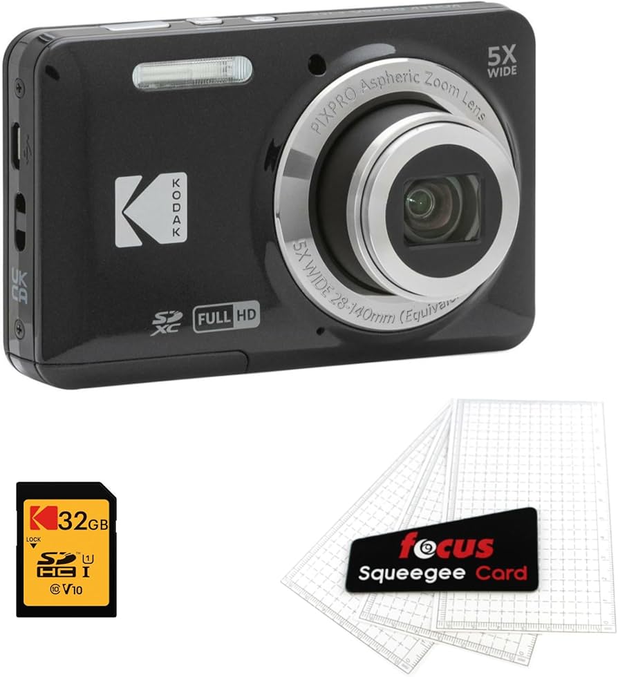 Amazon.com : Kodak PIXPRO Friendly Zoom FZ55 Digital Camera (Black