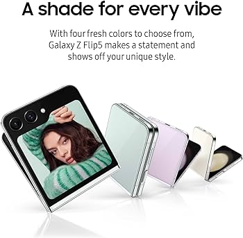 Amazon.com: Samsung Galaxy Z Flip 5 5G, US Version, 512GB, Mint