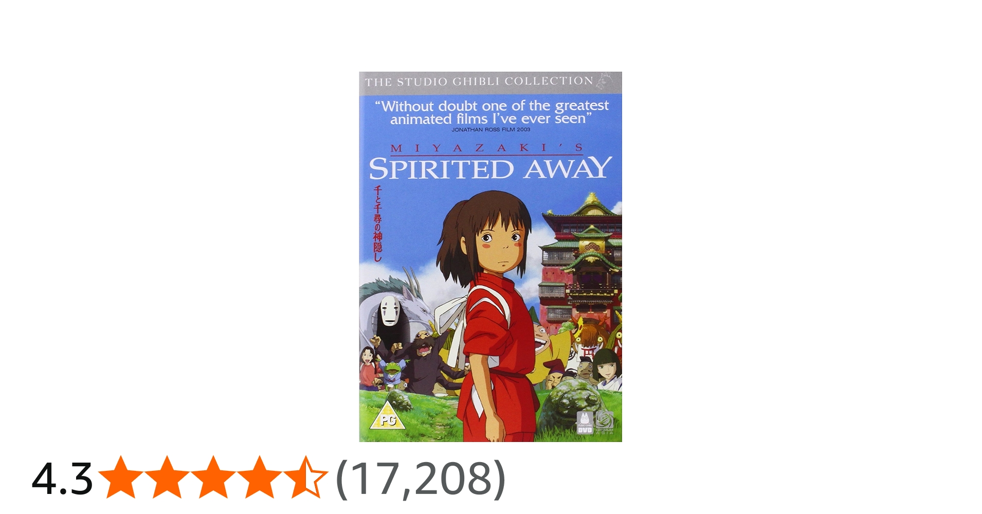 Amazon.co.jp: (Pal-dvd)千と千尋の神隠し (英語版) : DVD