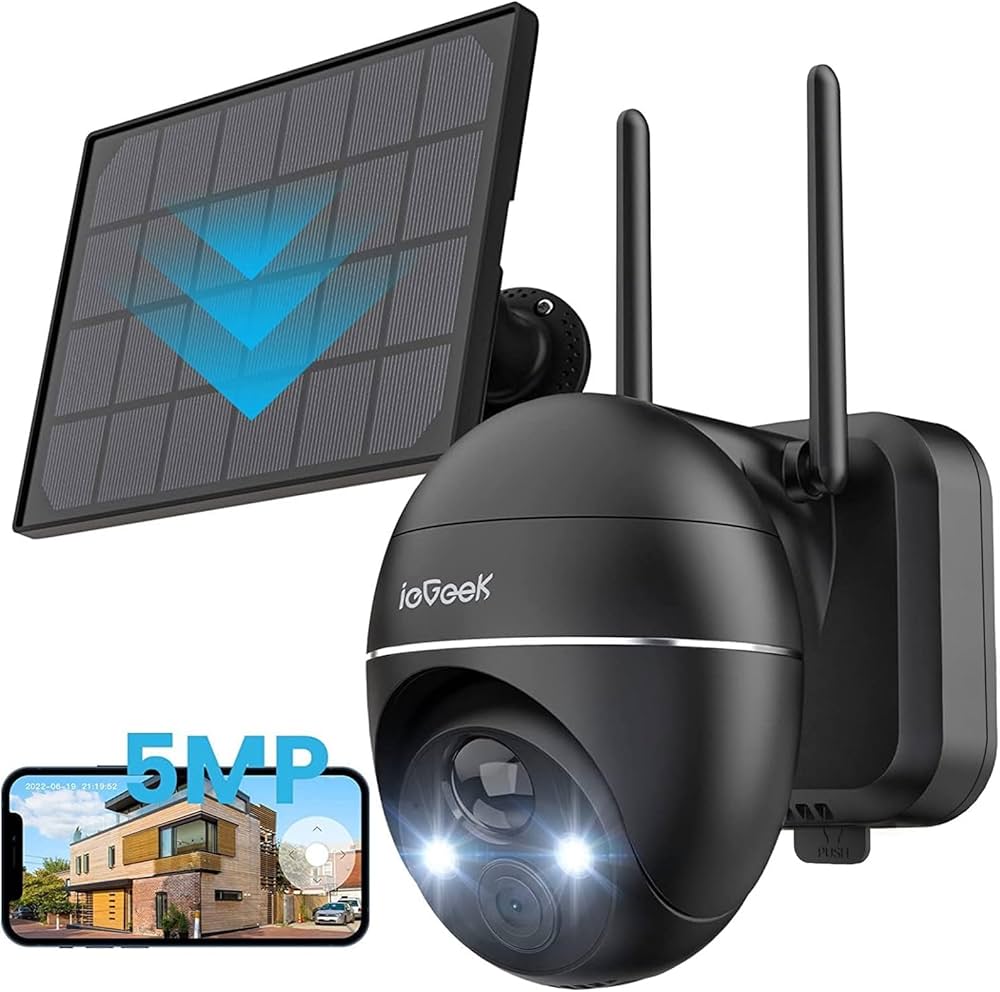 Amazon.co.jp: 【2026最新5MPメンテナンスフリー】 ieGeek 防犯カメラ