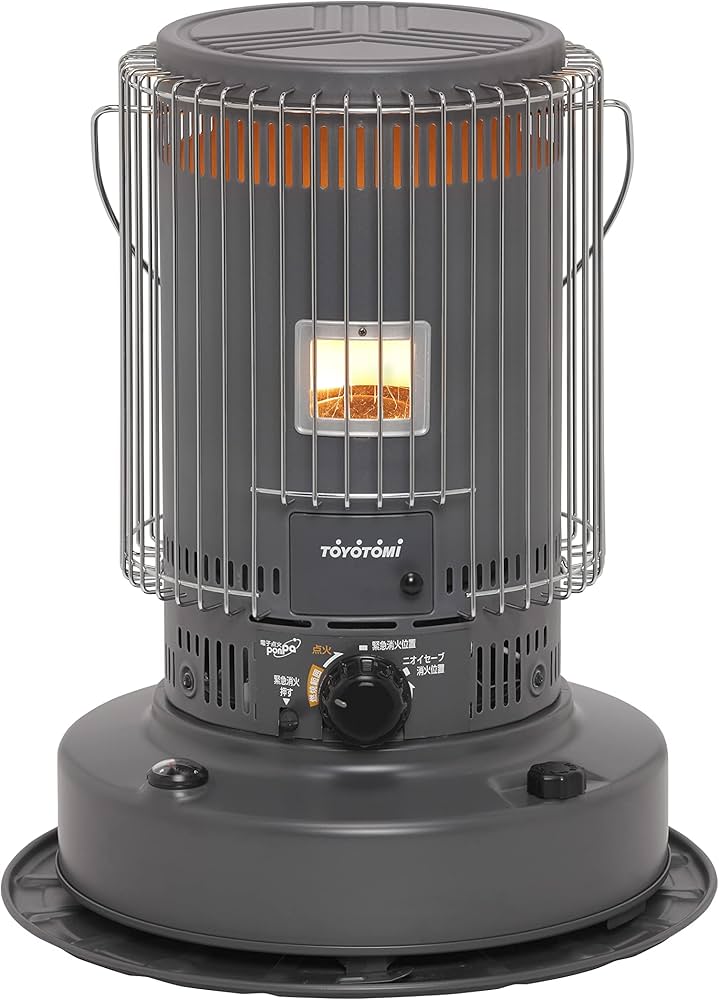 Amazon | 【トヨトミ】 対流形 石油ストーブ KS-67H(H) グレー 日本製