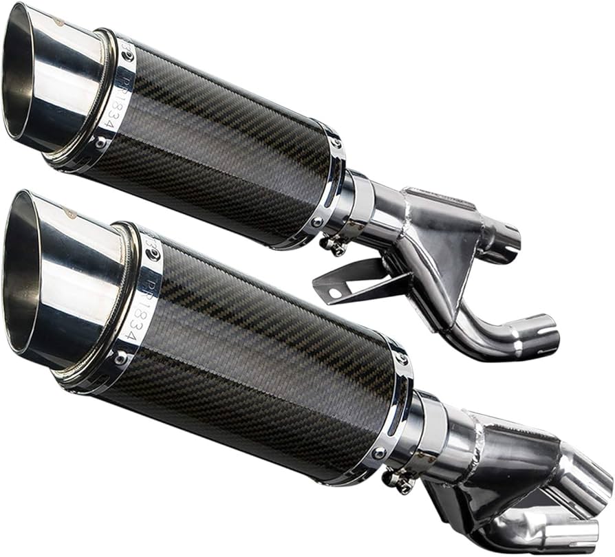 Amazon | DELKEVIC スリップオンカーボンマフラー☆YAMAHA VMAX1200